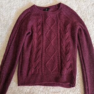 Burgundy H&M Sweater